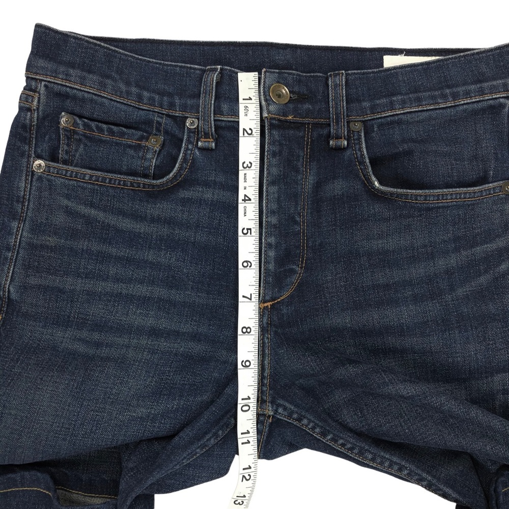 Rag & Bone Standard Issue Fit 2 Slim Leg Jeans Men's Size 30 30X27.5 Blue - Picture 9 of 12
